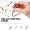 Spectacle Glasses Repair Set Kit Nose Tab Sunglasses Eyeglass Screw Screwdriver