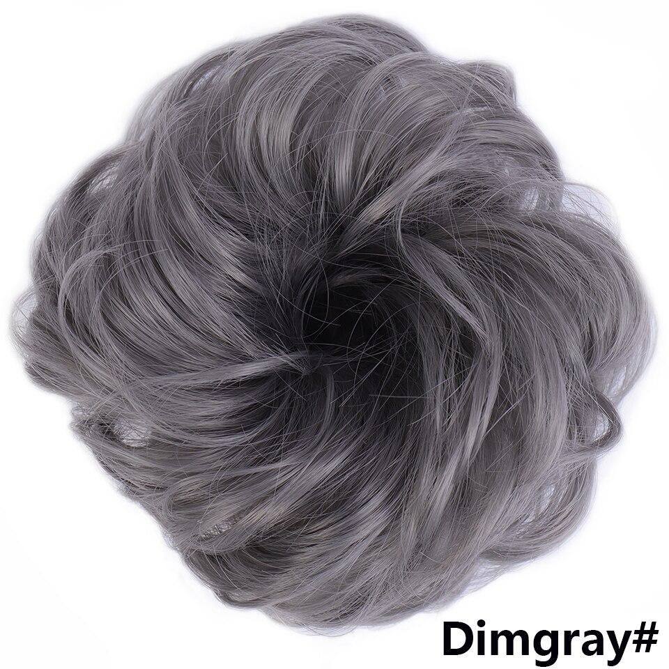 

Резинка для волос LUPU с резинкой, грязный пучок для волос, синтетические натуральные накладные волосы для женщин, высокотемпературное волокно