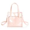 Pvc Single Shoulder Bag With Matte Finish For Daily Casual Use