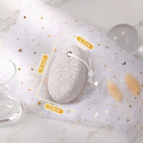 Annhua Natural Pumice Stone, Exfoliating Volcanic Stone, Foot Care Tool, Washable, Reusable, Unisex, Smooth Heels, Skin Care, Heel Shaving, Foot Massa