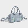 Trendy Embroidered Denim Tote Bag for Women 2025 New Handbag Fashion High-end Shoulder Crossbody Bag