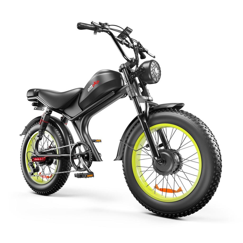 EMOKO C93 Double-drive Adult Mountain Electic Bicycle 1000*2 Motor Motor 48V23AH Battery Electic Bicycle All-Terrain EBike