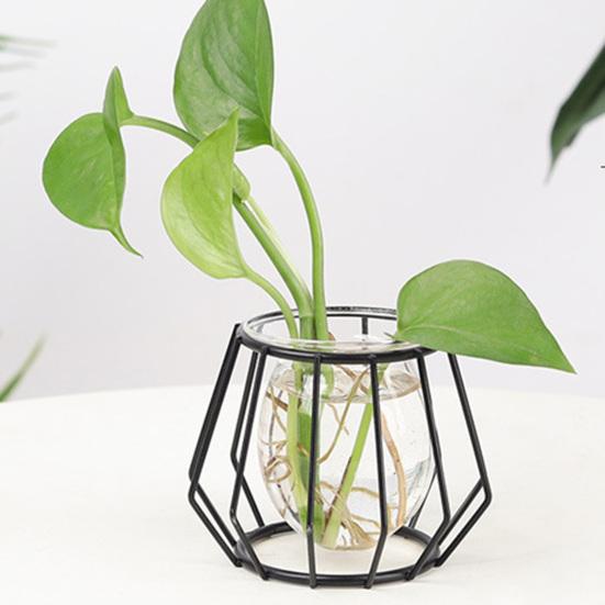 Váza na květiny Jednoduché jemné zpracování Skleněná mini poutavá praktická dekorace Váza na rostliny do obývacího pokoje