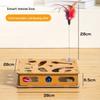 Interactive Cat Toy Puzzle Box Wooden Treat Maze Play For Toy Box Fun Interactive Cat Toy Hide and Seek Cat Agility Toys