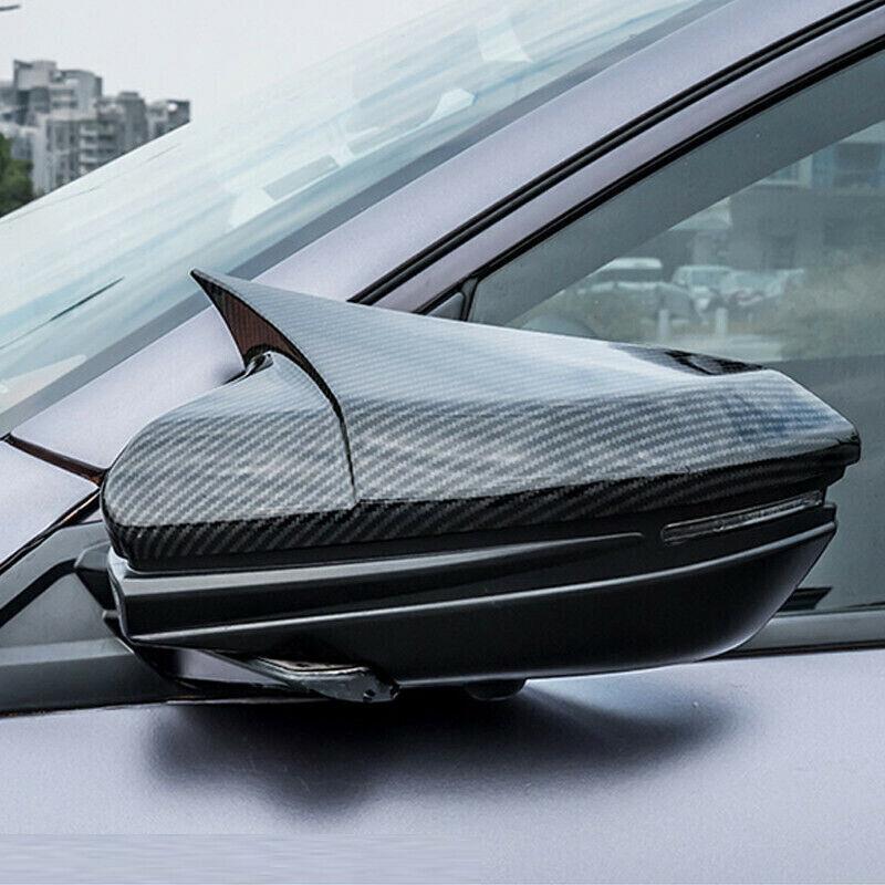 För Honda Civic 10:e 2016 2017 2018 Sidospegelskydd Vinglock Ytterdörr Bakre väska Trim Kolfiber