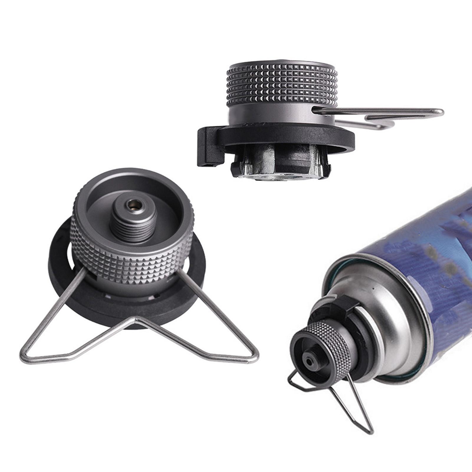 

Butane Adapter with Stable Bracket Gas Cartridge Head Conversion Adapter Nozzle Bottle Type Input Screw Type Lindal Z10