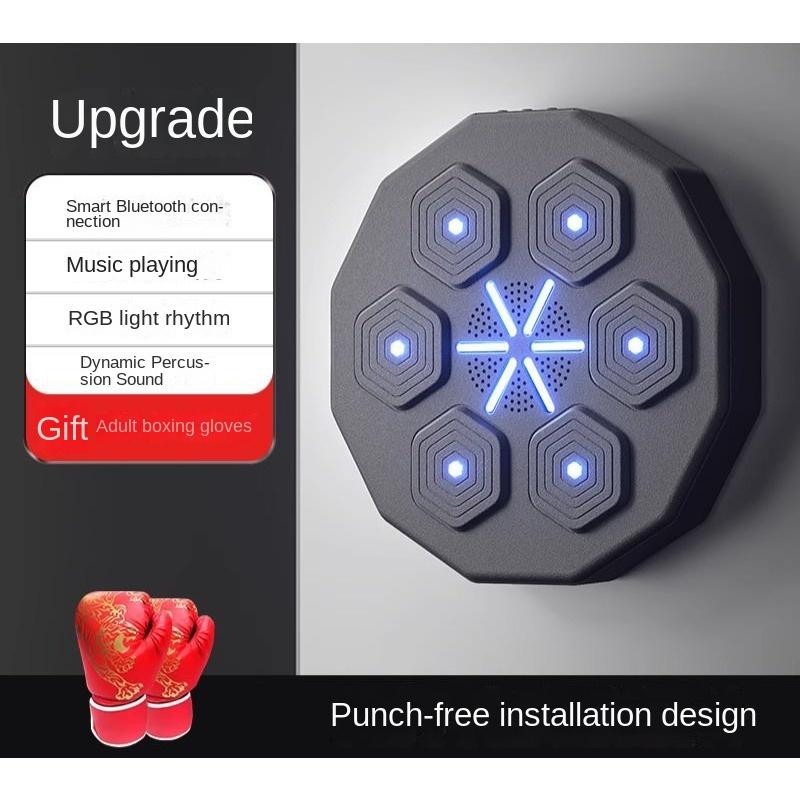 New Kids Smart Music Boxing Wall Target Electronic Reaction Punching Game Parent Child Interactive Toy