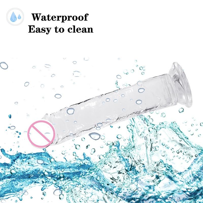 Dildo Adult Toys Erotic Soft Jelly Strong Suction Cup Dildo Anal Butt Plug Realistic Penis G-spot Orgasm Sex Toys for Woman Masturbate