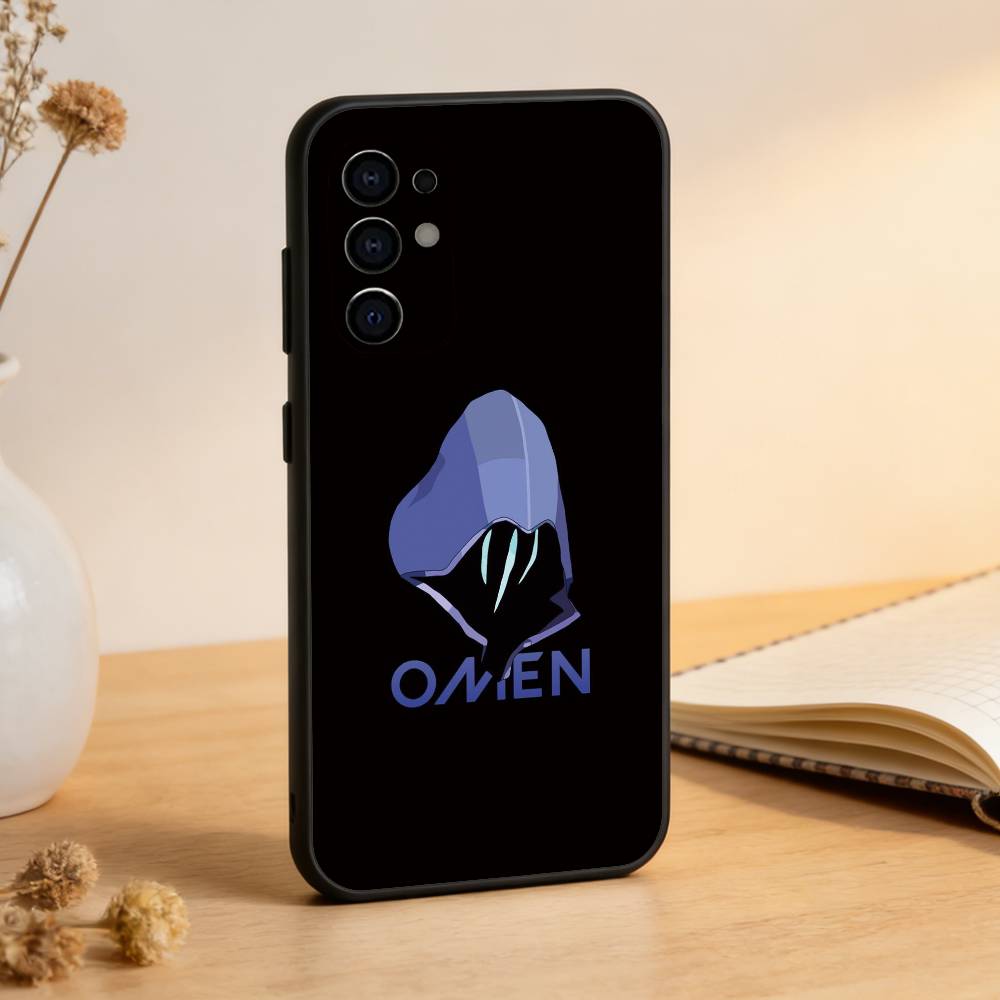 V-ValorantS O-Omen Phone Case For Samsung S25,S24,S21,S22,S23,S30,Ultra,S20,Plus,Fe,Lite,Note,10,Black Cover