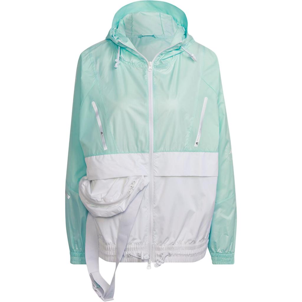 Adidas Sports Zip-Up Hooded Jacket Women Outerwear Ice-Green HD9129