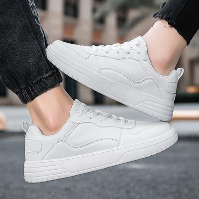 Witte Sneakers voor Heren Lichtgewicht Ademend Sportief Casual Hardloopschoenen voor Tieners Veelzijdige Kleine Skateschoenen Dames