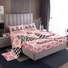 Christmas Tree Pattern Mattress Four-Piece Bedding Set Bedroom Room Dormitory Bedding Decoration