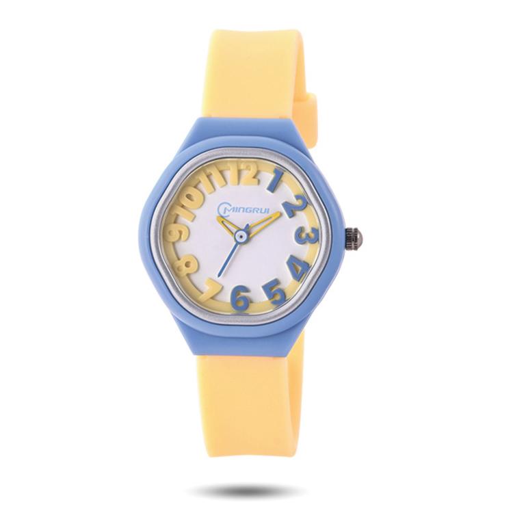 

UTHAI C14 Детские простые кварцевые часы с большим цифровым дисплеем Водонепроницаемые для детей Девочки Студенческие Экзаменационные Бесшумные часы Женские Модные Наручные часы