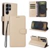 For Samsung Galaxy S25 Ultra Case RFID Blocking 3 Card Slots PU Leather Phone Cover with Wrist Strap