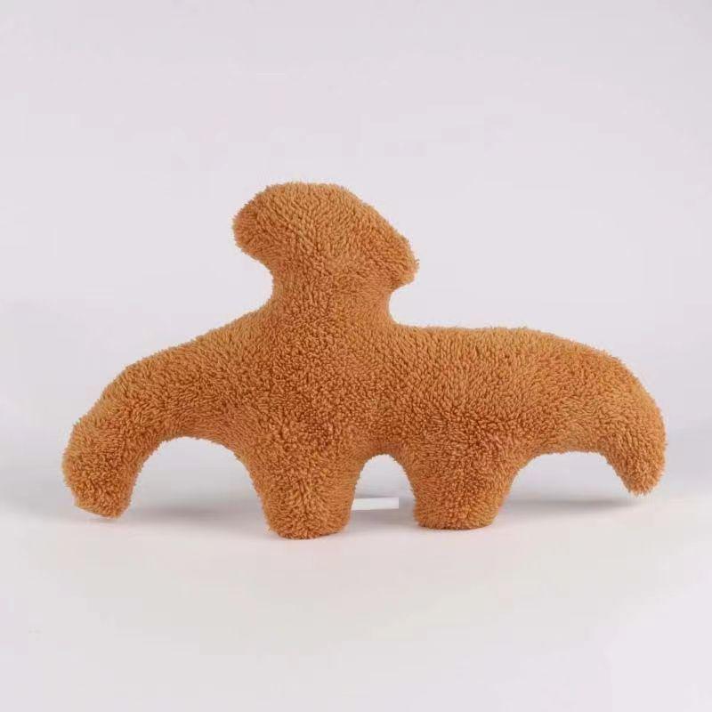 

Dinosaur-Shaped Stegosaurus Chicken Nugget Plush Pillow. OPP Bag