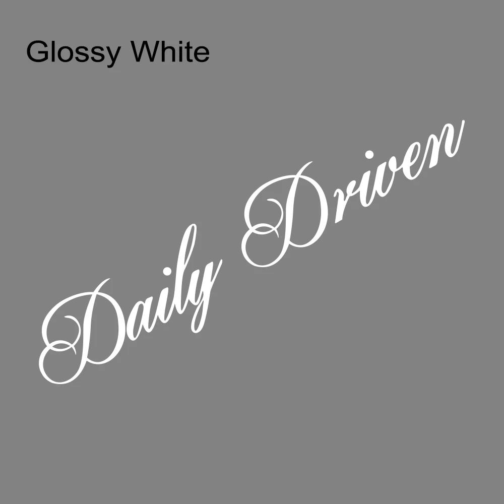 Daily Driven Car Windshield Banner Graphics Sticker Racing Stripes Vinyl Decal Car Truck Body Window DIY Decoration Accessories