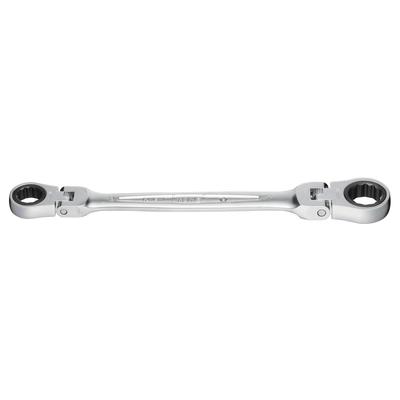 TONE Doppelkopf-Ratschen-Ringschlüssel Schlüsselweite 13 x 17 mm RMFW-1317