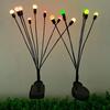 2PCS Solar Lamps for Outdoor Decoration Garden Waterproof Camping Lights Solar Lawn Lights Led Firefly Lights