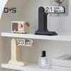 Calendário perpétuo flip 2024-2025 calendário de mesa de plástico organizador semanal mensal planejador de programação diária enfeite de mesa decoração de escritório em casa