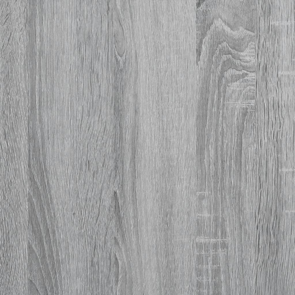 Vidaxl Regał, Szary Dąb Sonoma, 40X24X176 Cm, Materiał Drewnopochodny