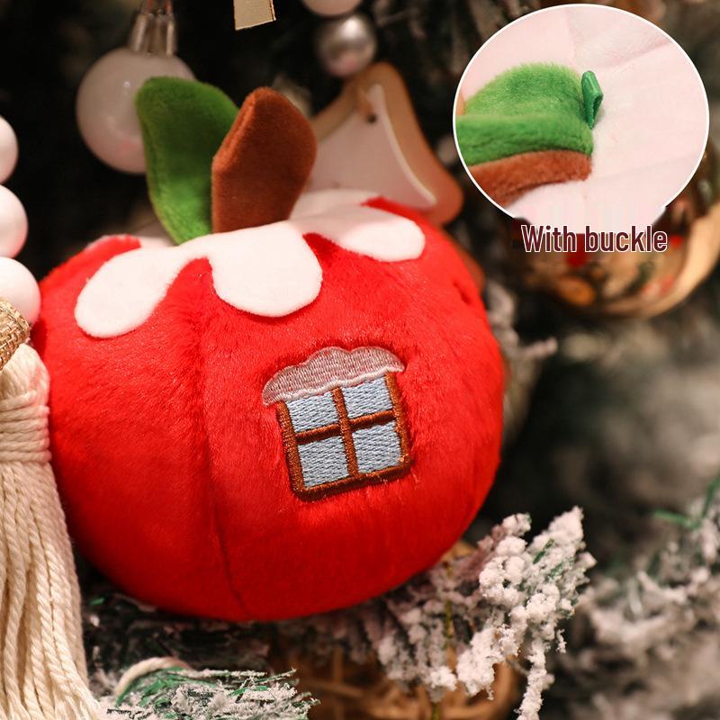 Heiligabend Geschenkbox: Stofftier, Schneemann, Apfel, Strumpf, Baum