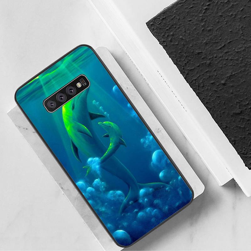 Dolphin Phone Case For Samsung Galaxy S7 Edge Plus S9 S20Plus S20ULTRA S10lite S225G S10 Case
