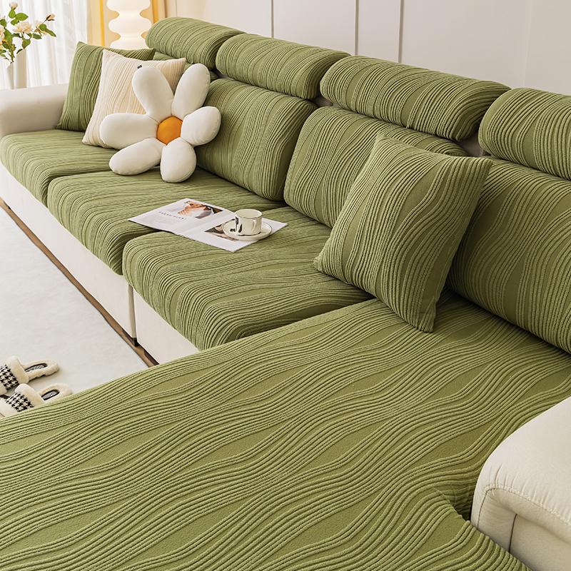 Orange Sofa Cover Cover Four Seasons Universal Lazy Elastic Sofa Hats Sitting Cushions Non-slip Single Backrest Cover