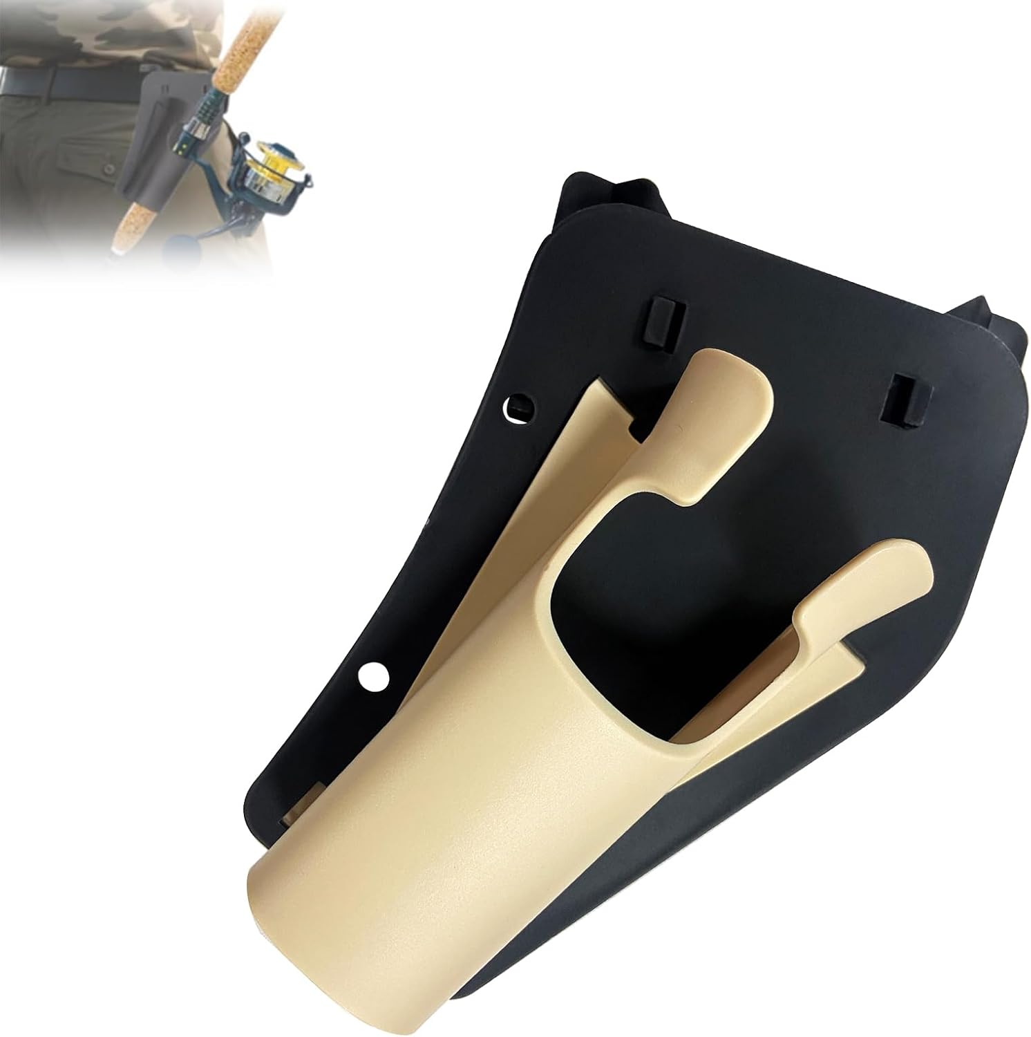 

1 шт. Набедренный держатель для удочки, вставляемый скольжением, Держатели для удочки «свободные руки» для вейдинга, серфовой, нахлыстовой рыбалки с берега, Быстросъемный поясной ремень, Вставка для снаряжения для рыбной ловли серый