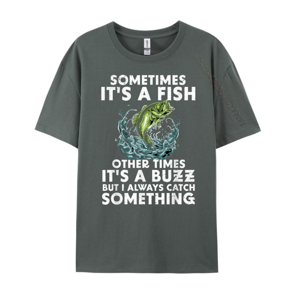 Fishing Rod Fish Fisherman Cool Fishing Design Street Wear T Shirt Mens Clothing Geek Graphic Shirts