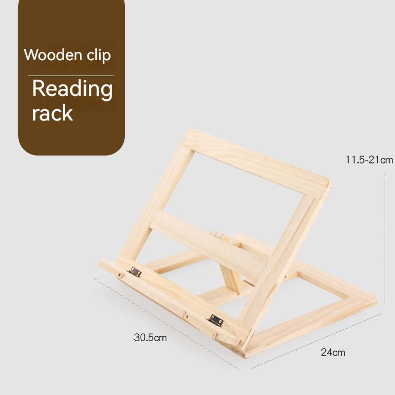 

Міцний Регульований Тримач для Книг Залізні або Дерев яні Затискачі Запобігання Короткозорості Підставка для Читання Книг Регулювання Комп ютер iPad Тримач для Книг