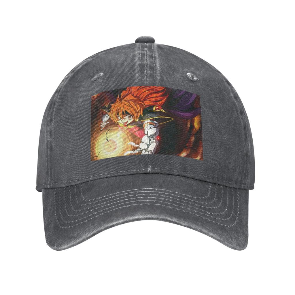 Lina Inverse Dragon Slave Slayers Denim Cap Casual Baseball Caps Adjustable Hat Summer Unisex Baseball Hats