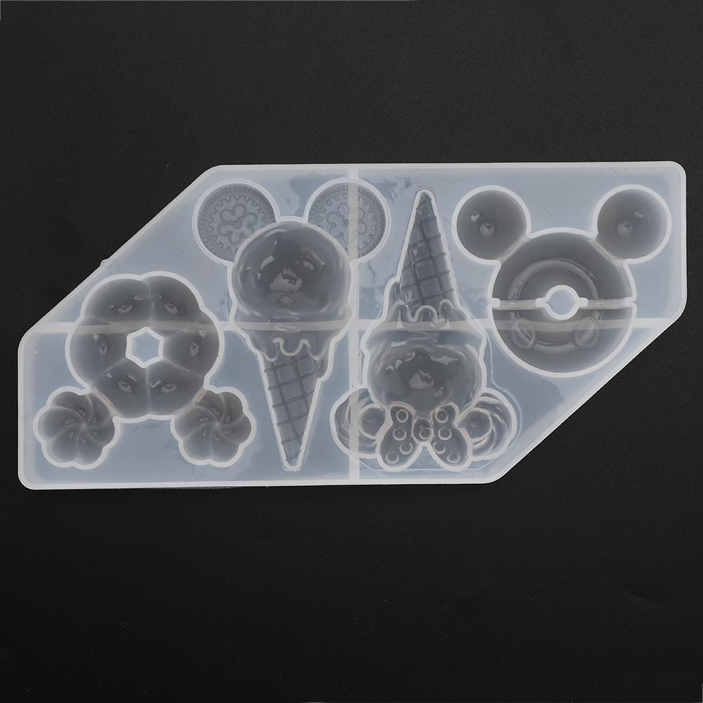 Silicone Reusable Ice Cream DIY Mold Portable Doughnut Making Mold Accessories