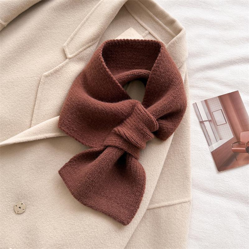

Korean Winter Imitation Cashmere Scarf Women Scarf Soft Plush Scarves Solid Color Neck Collar Boy Girl Scarves Warmer Stuff Gift 75x18cm