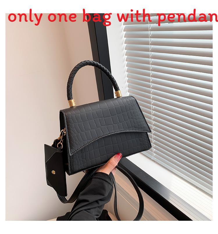 Pu Small Square Bag With Top Flap For Casual Daily Use