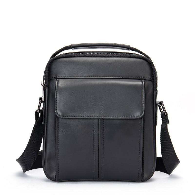 Real Cowhide Men s Bag Shoulder New Trendy Vertical Korean Version Business Casual Crossbody Genuine Leather
