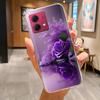 Für Moto G84 Hülle Mode Niedliche Cartoon Rückseite Für Motorola Moto G84 Handy Silikon Hüllen 6,8 Zoll MotoG84 Schutz Fundas