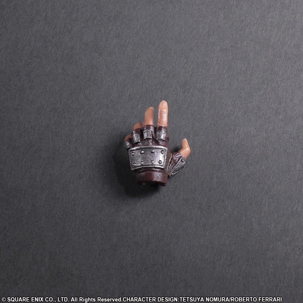 PLAY ARTS Kai FINAL FANTASY VII REMAKE Barrett Wallace Figurină mobilă pictată în PVC Nr. 2