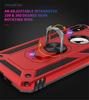 Rugged Armor Phone Case For iPhone X XR XS 11 12 13 Mini Pro Max 6 7 8 Plus Finger Magnetic Ring Hard Holder Shockproof Cover