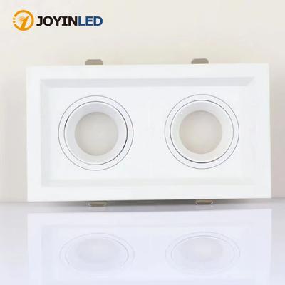 JOYINLED Seiko Aluminum Spot Light White Black Double Head Replaceable Lamp Holder GU10 Tube Holder MR16 Ceiling Lamp Holder