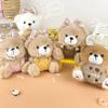 Bear Teddy Bow Plush Stuffed Toy Animal Doll Keychain Backpack Gifts Pendant