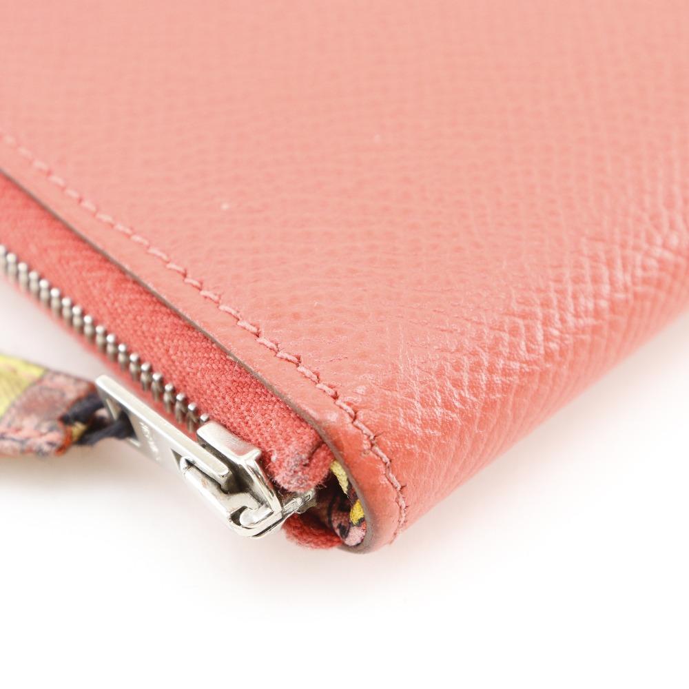 HERMES Azap long silk in Purse Rose Jaipur pink Epsom Women Used