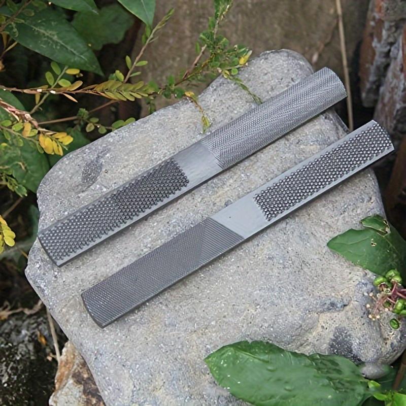 1pc Stainless Steel 4-Way Hand File, Diamond Grit, Easy Sharpening, for Wood and Metal Tools
