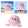 Rabbit Ear Sunshade Straw Hat Trendy Fisherman Caps for Street Trips Outdoor Pink
