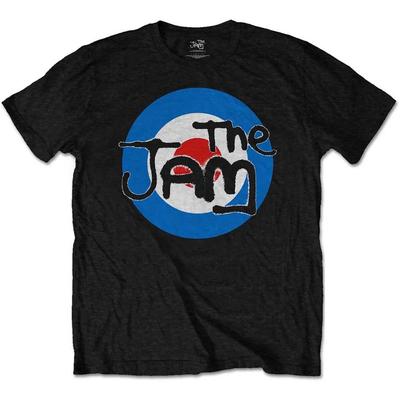 The Jam Paul Weller Logo Black Official Tee T-Shirt Mens Unisex