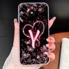 For Honor Play 10A 10T 9A 7T Phone Case Pink Heart Letters Soft Clear TPU Silicone Cover For Honor Play10 A 9 A Lightweight Capa