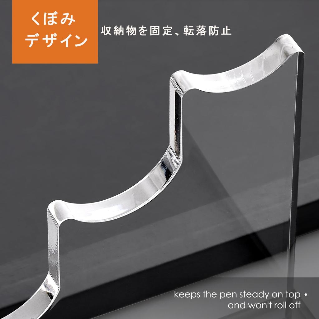Acryl Schreibtisch Stiftdisplay Stifthalter für 3 Stifte Ständer, Halter,