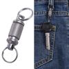 Detachable Car Keychain 360 Degree Rotation Rotate Buckle Titanium Zinc Zinc Alloy Keychain  Outdoor Activity
