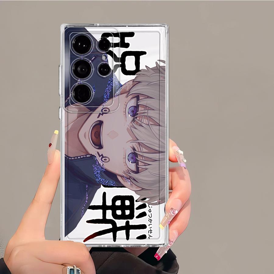 Phone Cover Case for Samsung Galaxy S26 S21 Note 20 Ultra 10 S24 S22 FE S25 Edge S20 Plus S23 Ultra J-Jujutsus K-Kaisens Anime
