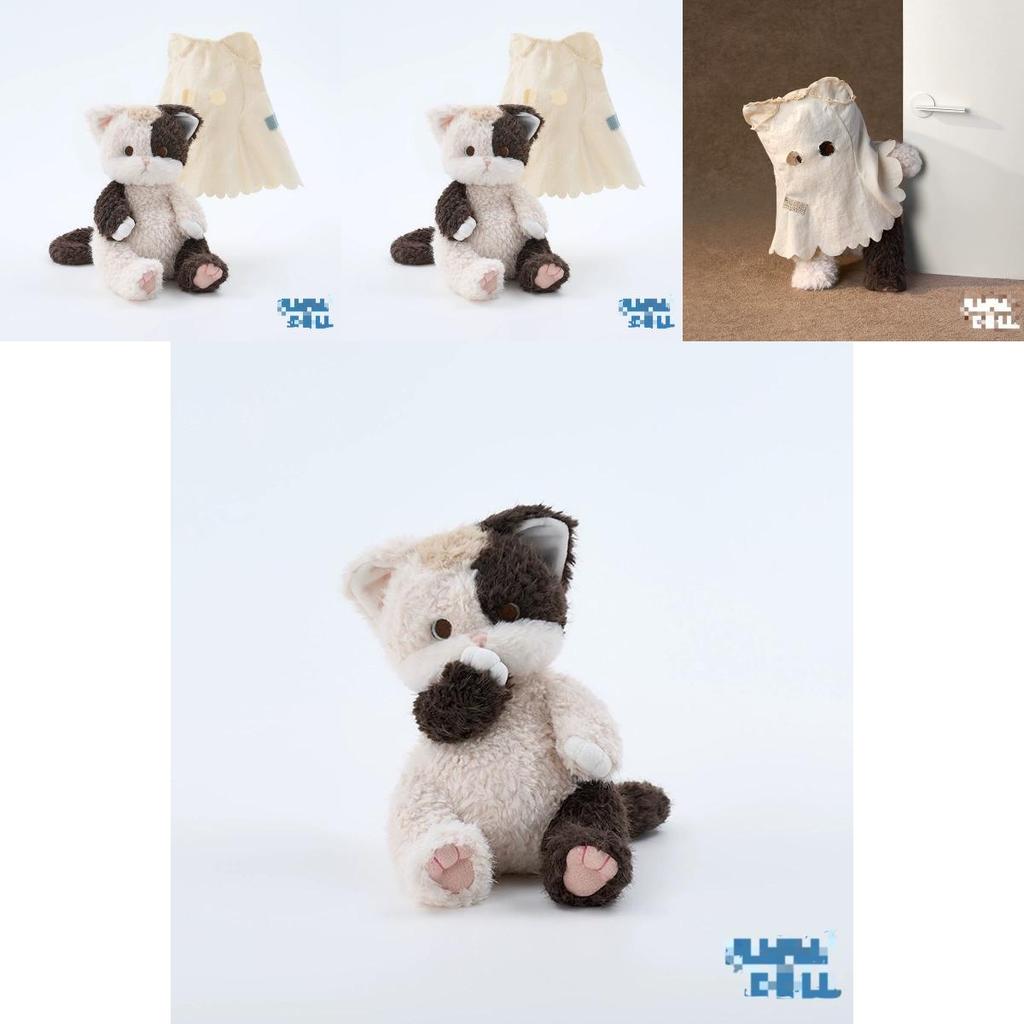 Giocattolo Gatto di Peluche con Imbottitura in Cotone PP per Bambini e Comfort del Sonno