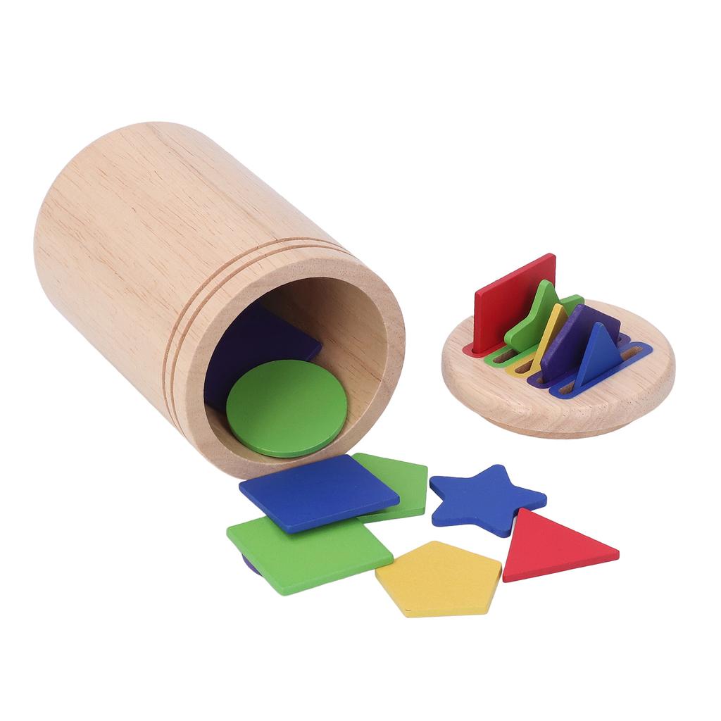 Wooden Color Sorting Toys Fine Motor Skills Educational Puzzle Toy Sensory Matching Game for 1-3 Yea